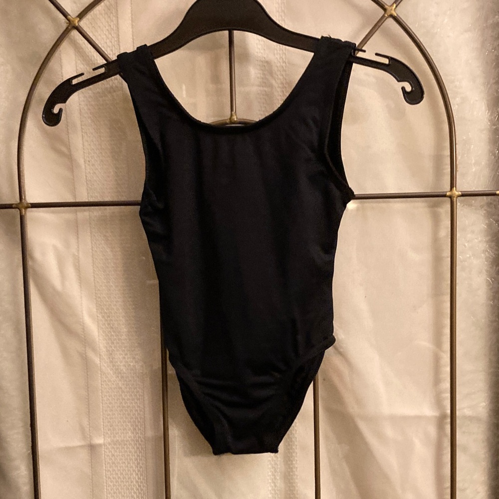 Elegant Black Kids Leotard